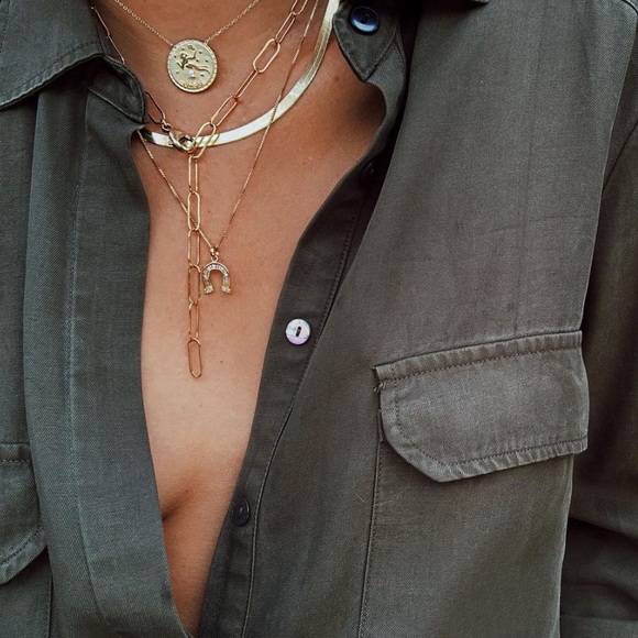 Jordan Road Paperclip necklace - Picture 1 of 2